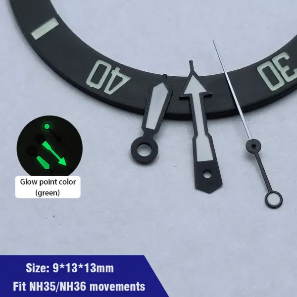 Green Luminescent Hands for NH35 NH36 Sports Watch - Image 14