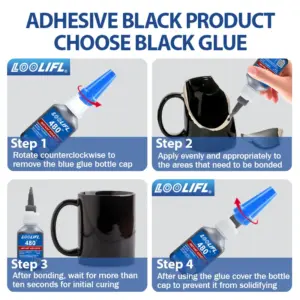 Black Rubber Glue, 20g for Shoes & Metal 14 S55710bf3899d45fbac071a6064258460I 1