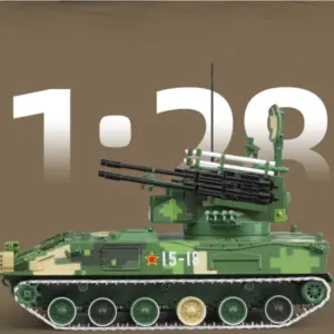 1:28 Alloy PGZ-95 Tank Model Collectible 10 S558040d0265d4f4aae1bad41ca3455fcM