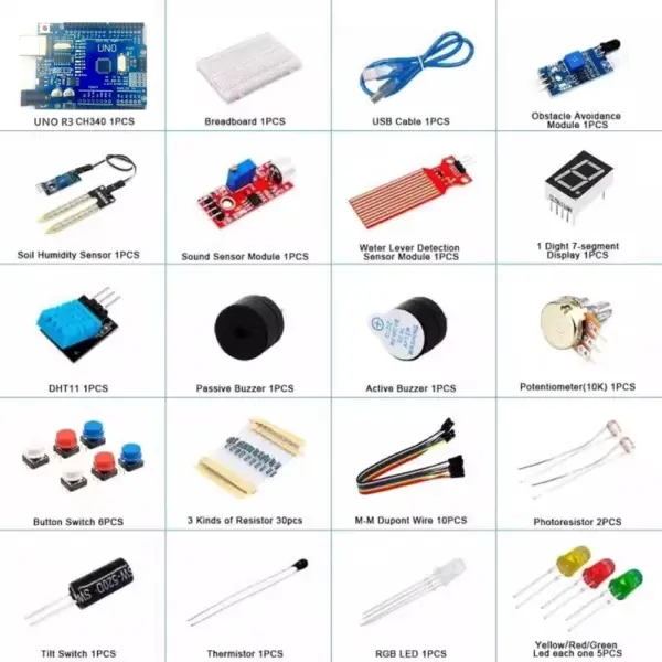 400 Tie-points Breadboard DIY Kit for Arduino R3 - Image 3