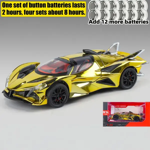 1:24 Apollo EVO Diecast Supercar Model - Image 13