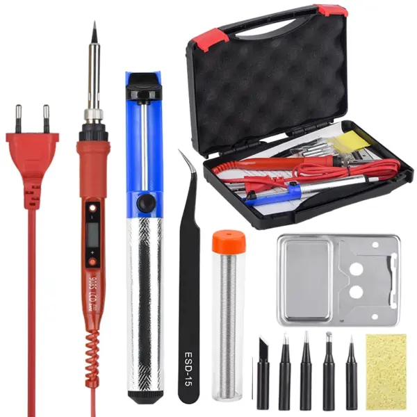JCD 80W Adjustable Soldering Iron 220V/110V with LCD Display - Image 9