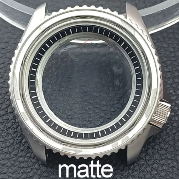 41.5mm Sapphire Crystal Watch Case for NH 35/36 Black Matte Finish - Image 50