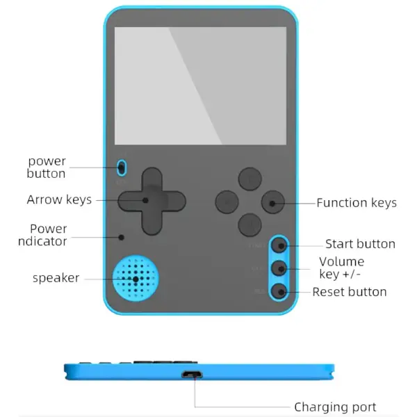 Handheld Retro Game Console with LCD Screen - Image 6