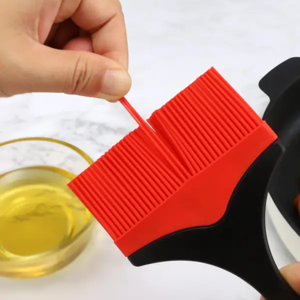 Silicone BBQ Grill Brush Cooking Tool - Image 2