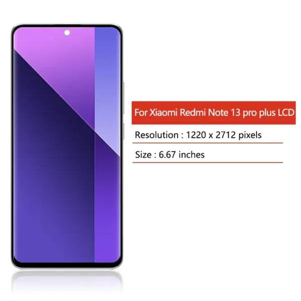 Xiaomi Redmi Note 13 Pro+ LCD Display Replacement Kit - Image 2