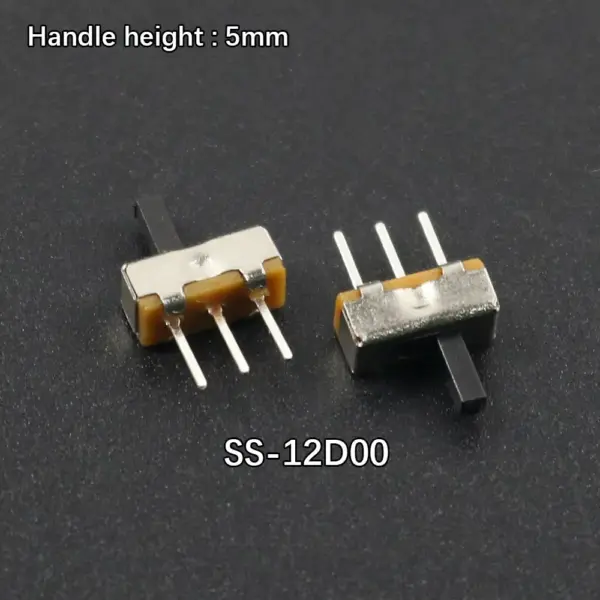 Mini Sliding Toggle Switch SS-12D00 3Pin 1P2T Pack of 10-100 - Image 11
