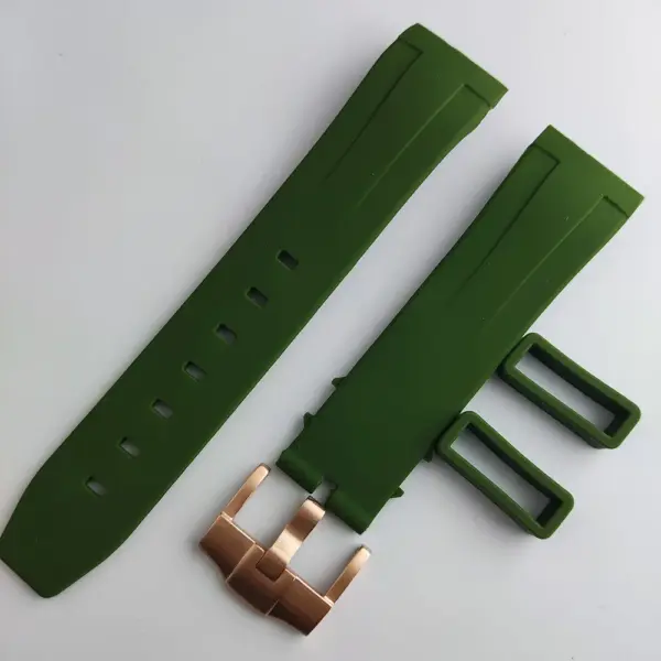 Special 22mm Grey Rubber Watchband for 007 Case - Image 35