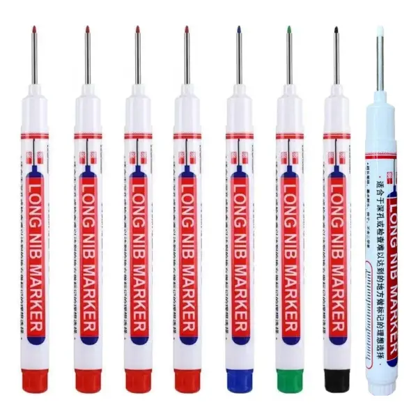 8Pcs Deep Hole Marking Pens for Metal and Wood - Image 24