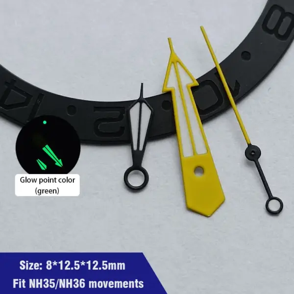 Green Luminescent Hands for NH35 NH36 Sports Watch - Image 5