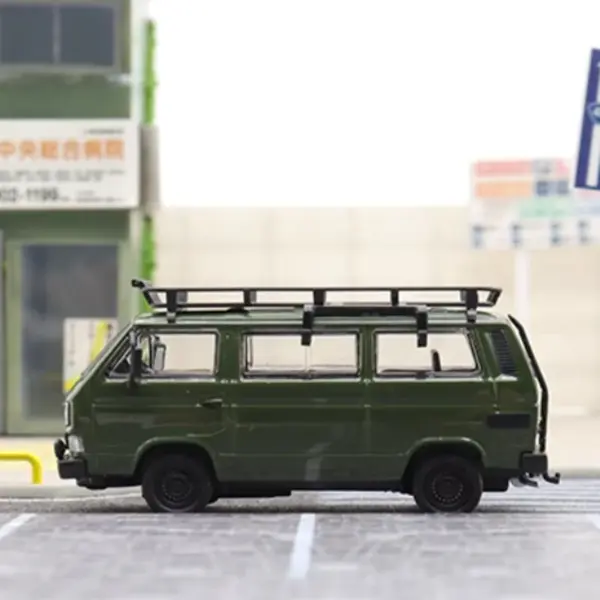 1:64 Scale VW T3 Van Modified Camping Bus Alloy Model - Image 4