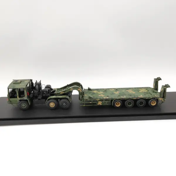 1:72 Scale Diecast Heavy-duty Transport Trailer Model - Image 4