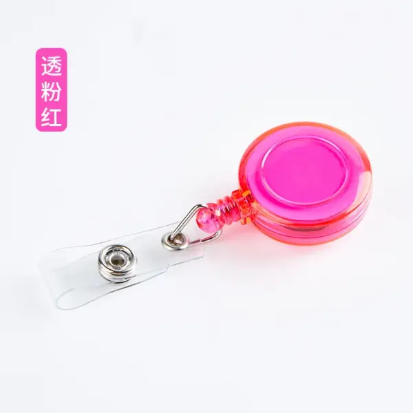 10pcs Retractable Badge Reel with Nylon Cord - Image 7