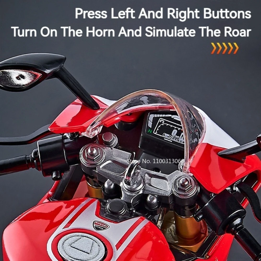 1:9 Kawasaki Ninja H2R Diecast Motorcycle Toy 5 1:9 Kawasaki Ninja H2R Diecast Motorcycle Toy - Image 5