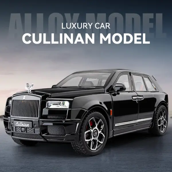 1:20 Scale Rolls Royce Cullinan Black Badge Toy Model - Image 2