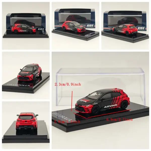 1/64 Scale GR Corolla RZ Diecast Model Car - Image 2