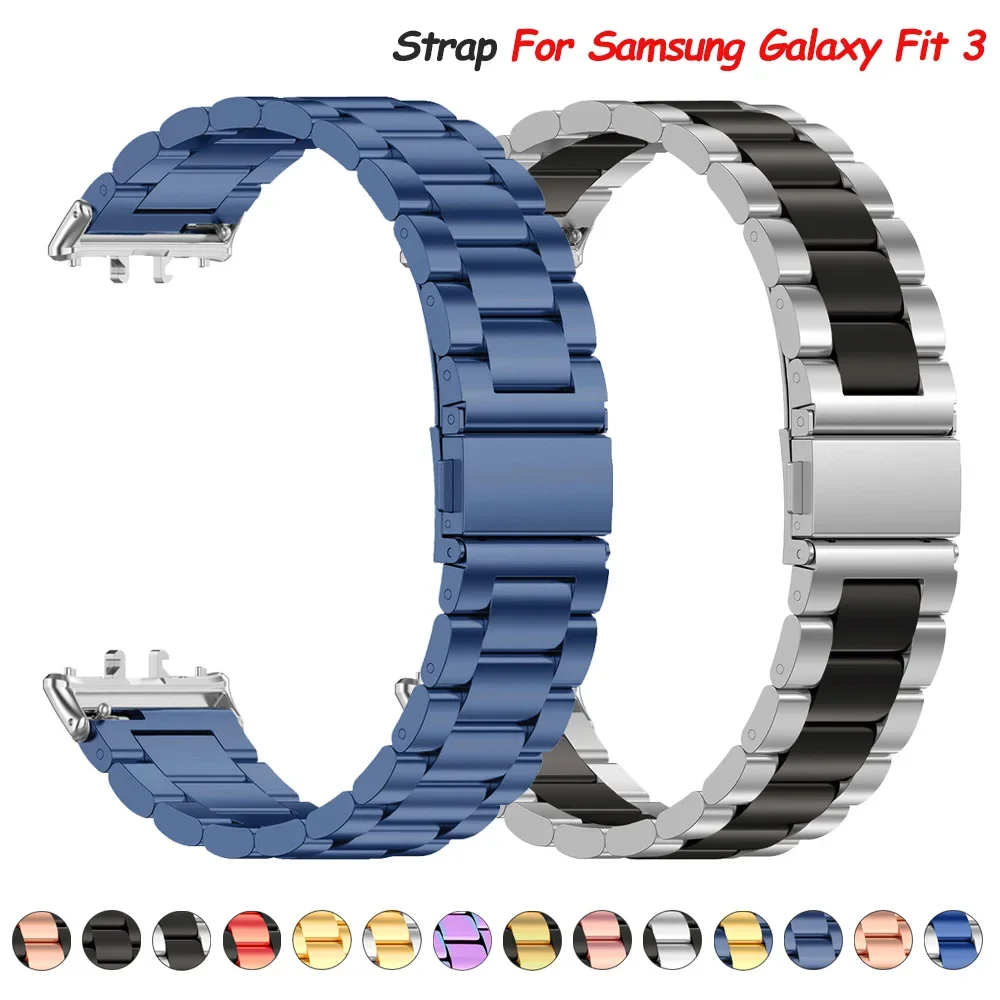 Stainless Steel Band for Samsung Galaxy Fit 3 3 Stainless Steel Band for Samsung Galaxy Fit 3 - Image 3