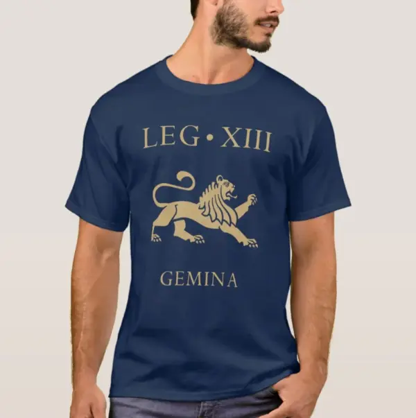 Roman Legion SPQR T-Shirt Lion Emblem S-3XL - Image 4
