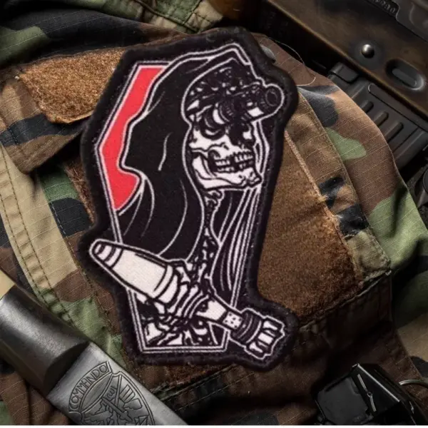 Mortar Missed Killed V2 Skull Patch for Clothing - Image 6