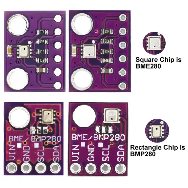 High-Precision BMP280 & BME280 Sensor Module Set - Image 2