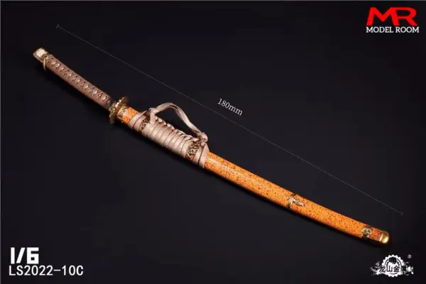 1/6 Scale Japanese Samurai Sword Model for Action Figures - Image 2