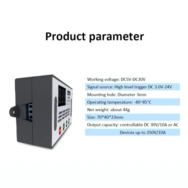 Dual MOS Time Delay Relay DC 5V-30V DDC-432 - Image 5