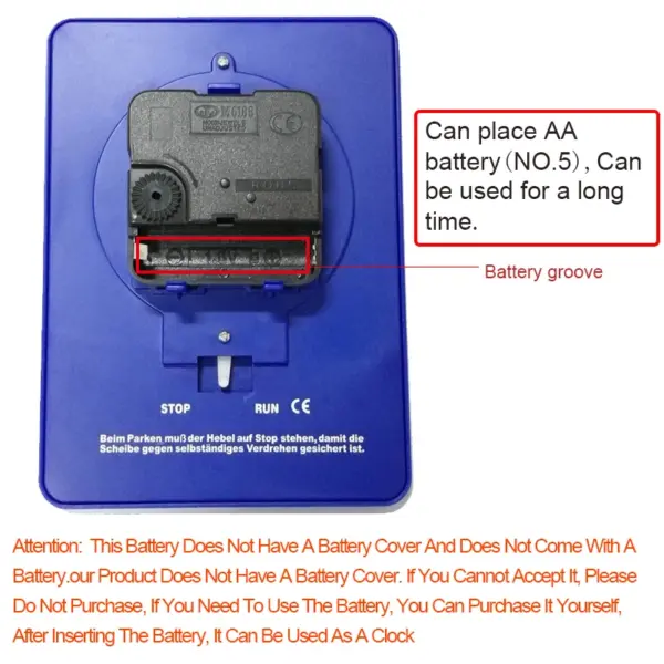 Blue Parking Disc Timer Clock for All Vehicles - Image 4