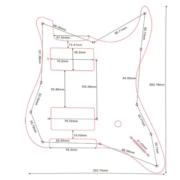 Fei Man Custom Pickguard for Jim Root Strat - Image 6
