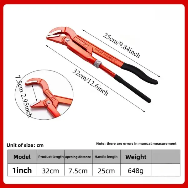 Eagle Point Pliers 1.5-inch Heavy Duty Pipe Wrench - Image 8