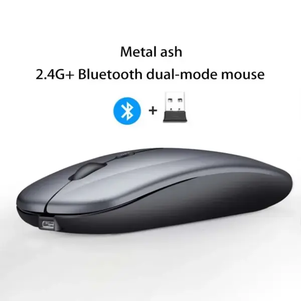DIXSG Bluetooth Rechargeable Dual Mode Mouse for Laptop and iPad - Image 12