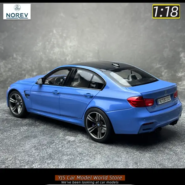 NOREV 1/18 Scale BMW M3 2017 Diecast Model - Image 3