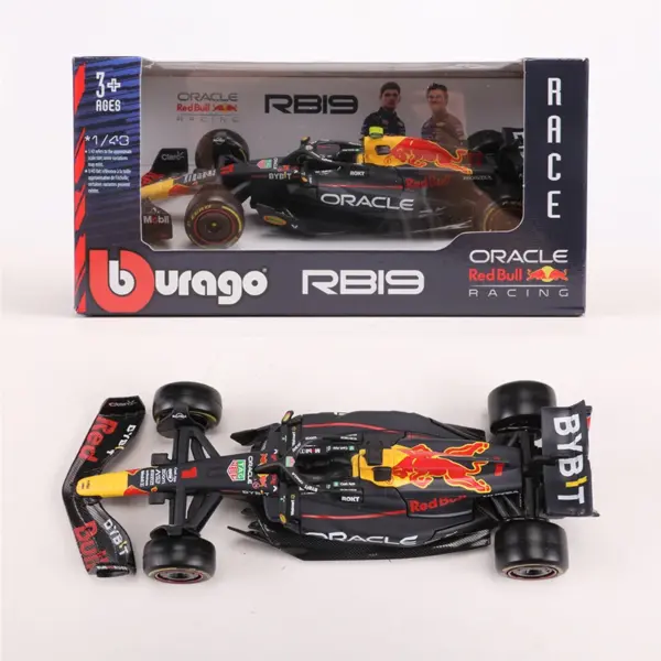 Burago 1:43 Red Bull Racing RB19 Diecast Model - Image 7