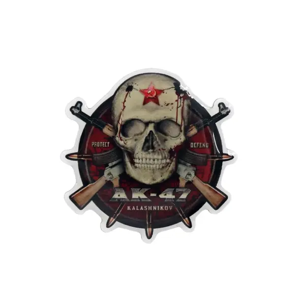 Red Pentagram Skull Brooch Metal Pin for Fashion Accessories - Image 4