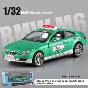 1:32 BMW M6 Taxi Diecast Metal Model 16 S5954691f80d949bdb82d37fb5fb4c328Q