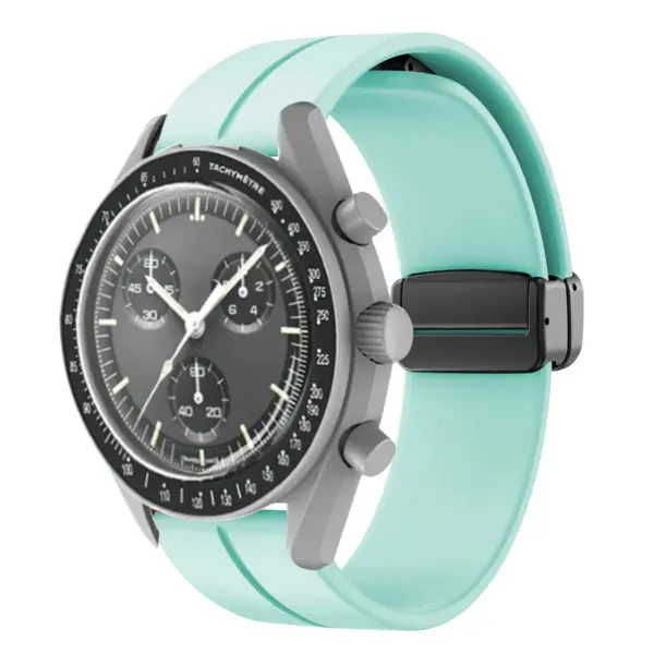 Silicone Strap for Omega MoonSwatch Planet Watch - Image 28