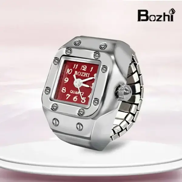Vintage Punk Quartz Finger Watch Ring for Men Women - Image 13