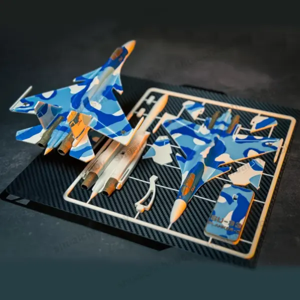 Su-33 Navy Blue Scale Model Kit for Adults - Image 2