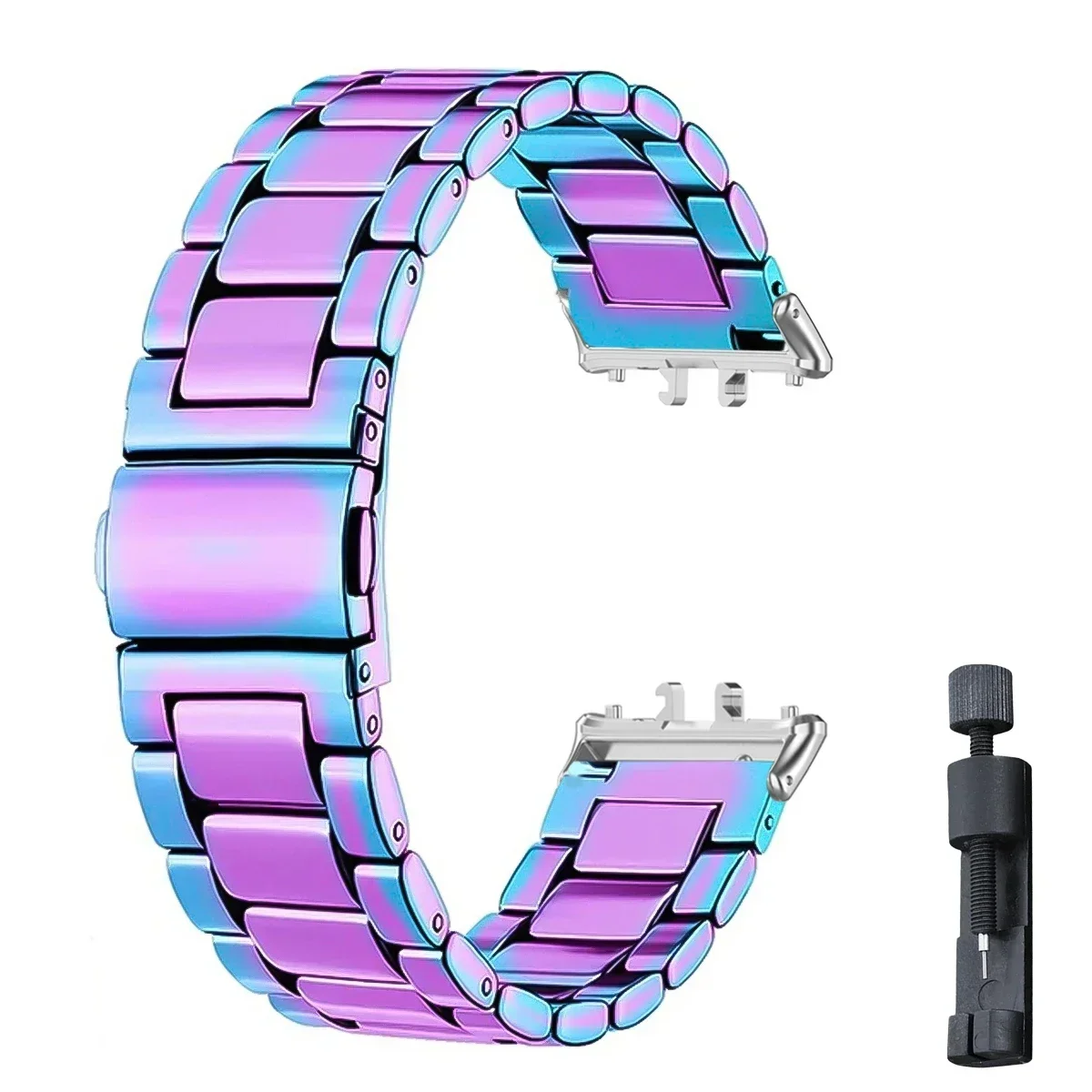 Stainless Steel Band for Samsung Galaxy Fit 3 17 Stainless Steel Band for Samsung Galaxy Fit 3 - Image 17