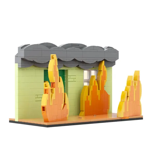 This Is Fine Meme Vignette Building Blocks Set - Image 4