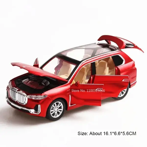 1:32 Alloy Diecast M8 MH8-800 X7 Supercar Model - Image 11