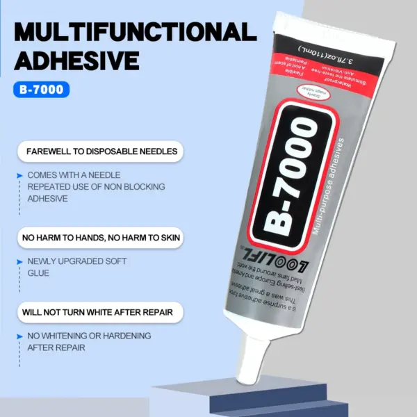 LOOLIFL B-7000 Clear Contact Adhesive 15/25/50/110ML - Image 2