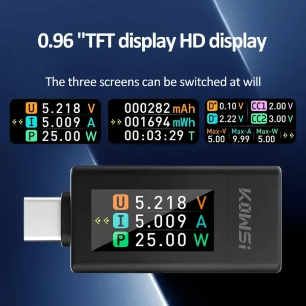 KWS-1902L Type-C USB Power Meter - Image 2