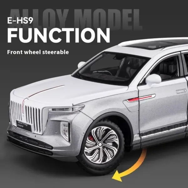 1/24 HONGQI E-HS9 SUV Diecast Model Car - Image 4