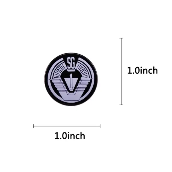 SG-1 Stargate Enamel Badge Sci-fi TV Pin - Image 4