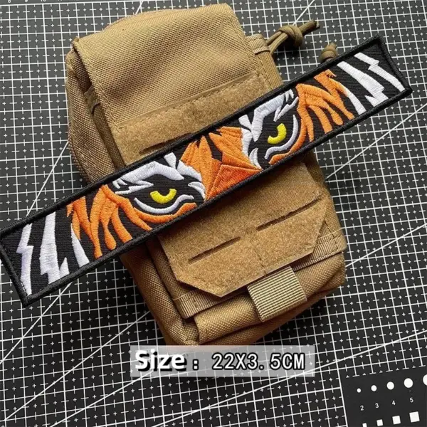 Dark Forest Tiger Moral Badge Tactical Hook&Loop Patches - Image 3