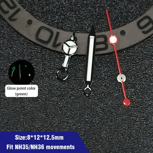Green Luminous Watch Hands for NH35 NH36 Movement - Image 13