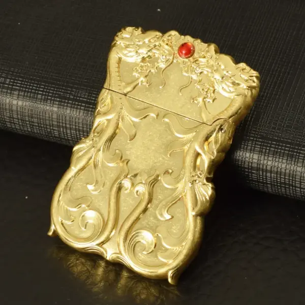 ZORRO Kerosene Lighter Dragon Embossed 62mm - Image 9