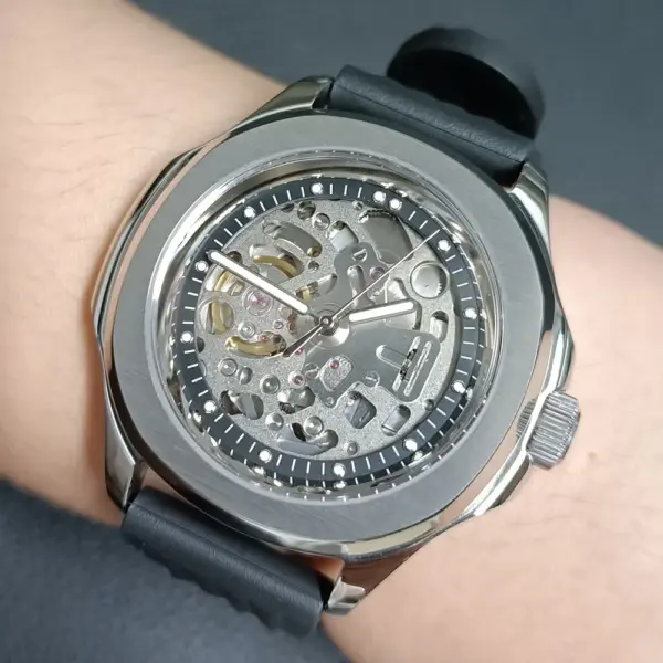 39.5MM Stainless Steel Sapphire Watch Case for NH Movements - Image 4