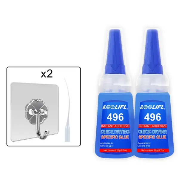 LOOLIFIL 496 Super Glue for Wood Metal Glass - Image 9