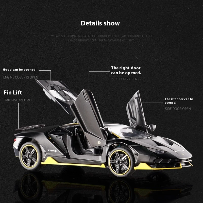 1:32 Lamborghini LP770-4 Special Edition Diecast Model 5 1:32 Lamborghini LP770-4 Special Edition Diecast Model - Image 5